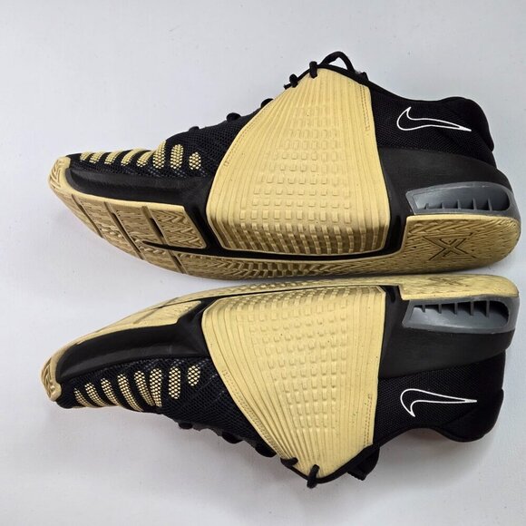 Nike Men's Metcon 9 Black Vegas Gold Workout Shoes Sneakers Sz 14 FD5431-001 - Picture 6 of 11